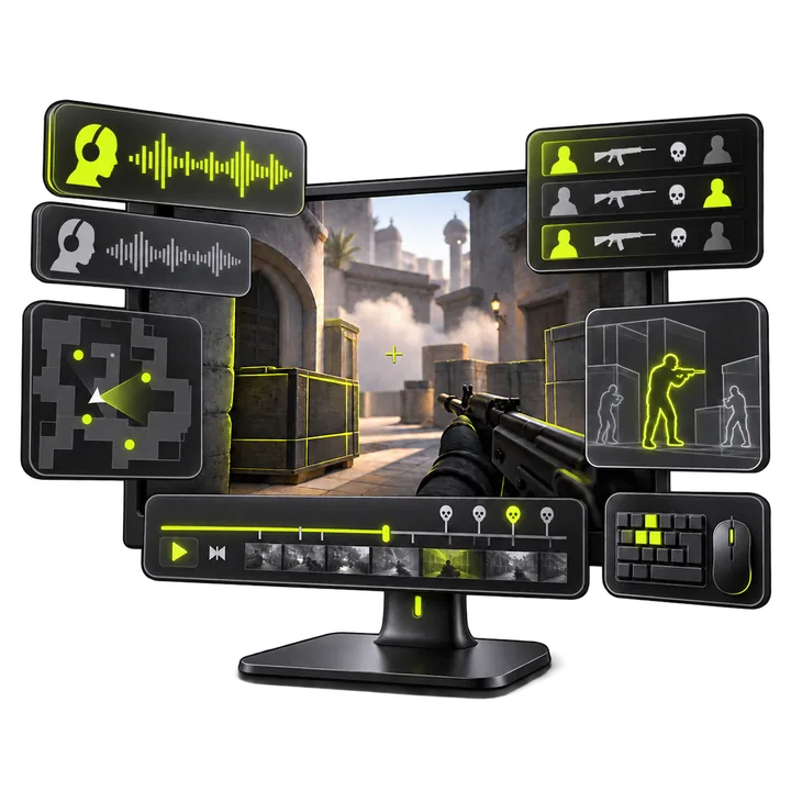 用于调整语音、HUD、X-Ray、击杀提示和键鼠显示的控制面板